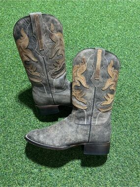 Men’s Corral Western Square Toe Leather Cowboy Boots